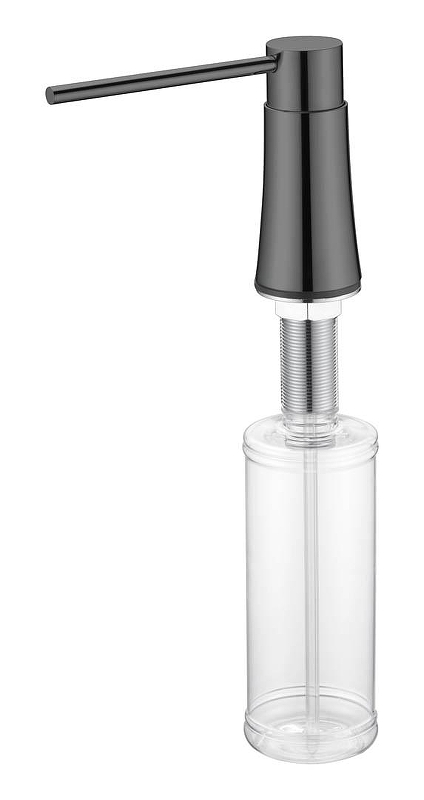 Дозатор для моющего средства Boheme 630-SGM цвет Оружейная сталь глянцевая
