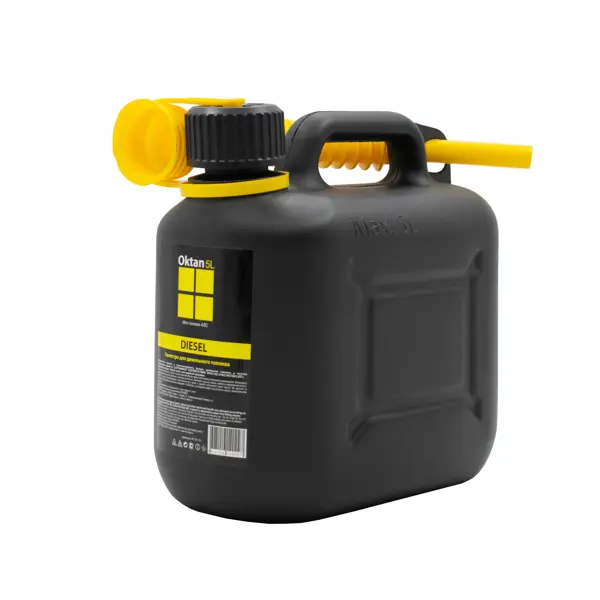 Канистра Oktan для ГСМ Дизель 5л цвет черный