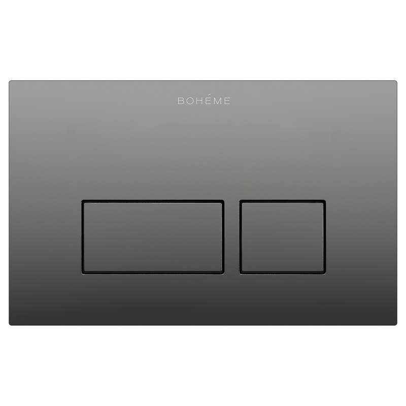 Клавиша смыва Boheme 664-SGM цвет Оружейная сталь глянцевая