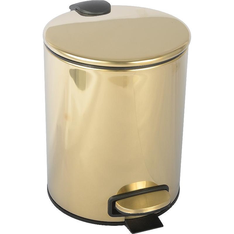 Ведро для мусора Boheme Uno 10426-G Золото