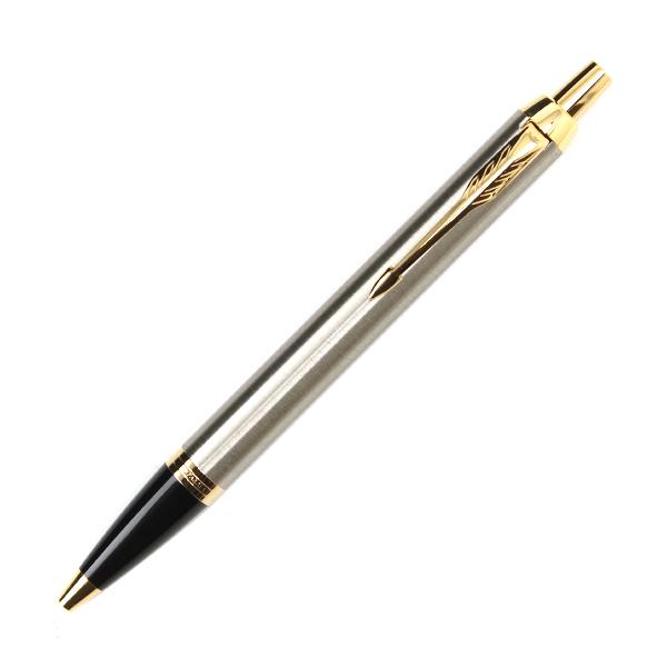 Шариковая ручка Parker Im с золотым покрытием brushed metal
